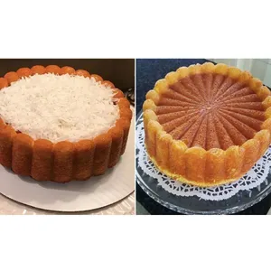 Free Sample Food Grade Heat Resistant Nontoxic Silicone Mousse Cake Friandises Pudding Baking Mold Tool Round Shape thumbnail-4