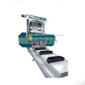 Easy Operating Horizontal Wood Band Saw Diesel Engine Portable Sawmill For Logs thumbnail-1