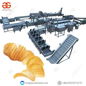 Potato Chips Production Line Automatic Industrial Potato Chips Making Machinery thumbnail-3