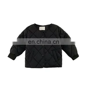 3206 1-8years Children Boutique Baby Clothing Outdoor Wadded Jacket thumbnail-1