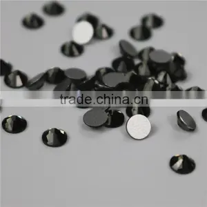 Wholesale Jet Diamond Flatback Rhinestone Non Hot Fix Crystal thumbnail-2