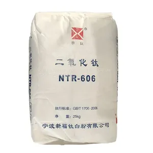 Direct Factory Price NTR606 Tio2 High Whiteness Rutile Titanium Dioxide White Pigment Industrial Grade thumbnail-1