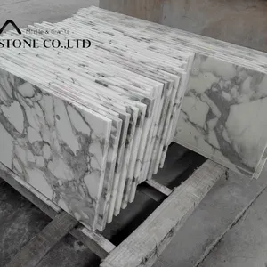 China Manufacturer Italy Calacatta White Marble Vanity Top Bathroom thumbnail-3