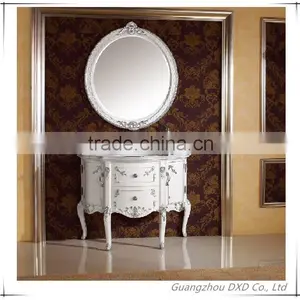2014 Solid Wood Bathroom Vanity Cabinet With Oval Mirror thumbnail-1