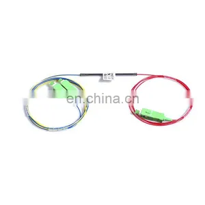 Unbalanced Splitter Ratio Coupler Dual Window FBT 1X2 Fiber Coupler thumbnail-1