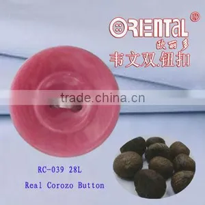 Bowl Shaped Dyeable Real Corozo Button thumbnail-1