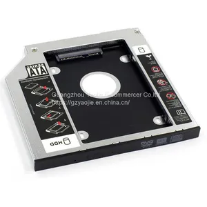 Aluminium 9.0/9.5/12.7mm 2.5inch 2nd Hard Drive Disk Caddy SATA3.0 SSD Bracket Adapter Second Hdd Caddy Laptop thumbnail-4