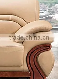 Oupusen PU Foam 1 1 3 Wood Frame Sofa Set thumbnail-5