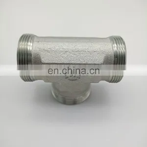 New Style Malleable Iron Tee Pipe Fittings Stainless Steel Connector Fitting Tee for Sale thumbnail-3