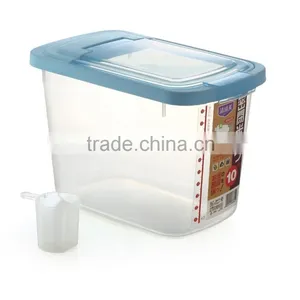 Japanese Style Plastic Rice Storage Container Hold 15kgs Rice thumbnail-1