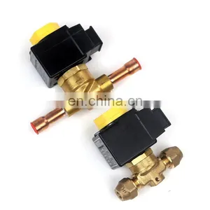 Castel válvula solenoides de 220/230 voltios Conexión por soldadura Acoplamiento roscado Alta calidad thumbnail-1