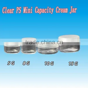 10g Transprent Pocket-Carrying Plastic Cream Jar thumbnail-1