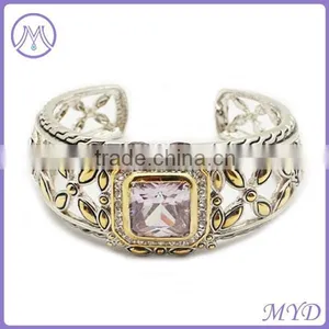 Alloy Bangle Bracelet for Women thumbnail-5