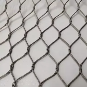 304 Stainless Steel Woven Rope Mesh for Architectural Facades thumbnail-1