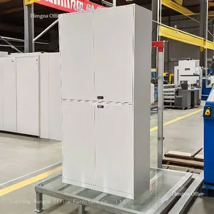 4 Door Lab Locker for Staff Room – Chemical Resistant, Powder Coated Steel Cabinet, KD Flat Pack thumbnail-1