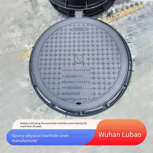 Lubao Manufacturer of Ductile Iron Round Manhole Covers 800*900 for Municipal Inspection Wells, Heavy-duty Valves, Factories and Warehouses thumbnail-2