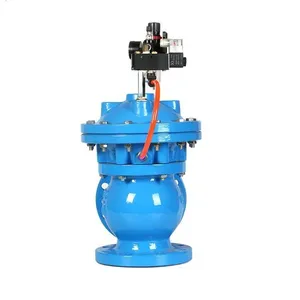 Manufacturer Direct Sales Pneumatic Angle Quick Opening Sludge Valve thumbnail-1