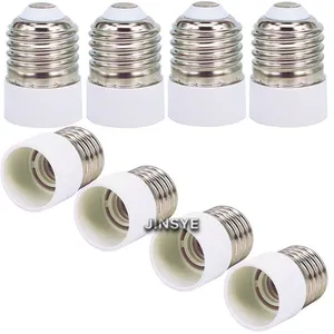 Plastic E27 to E14 Adaptor Bulb Holder Lamp Socket thumbnail-2