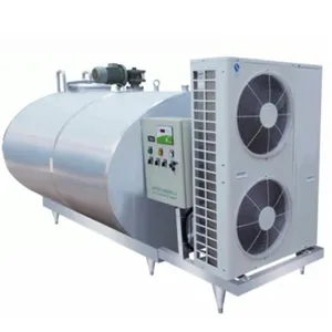 Milk Cooling Tank 1000 Liters Horizontal Milk Cooling Tank Stainless Steel Milk Cooling Storage Price thumbnail-2