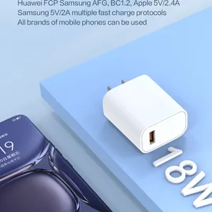 Compact GaN Tech QC3.0 Fast Charging Adapter With Foldable Plug thumbnail-1