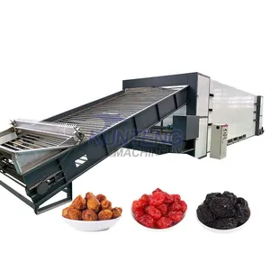 Continuous Pet Feed Sweet Potato Salvia Miltiorrhiza Scutellaria Baicalensis Blueberry Mesh Belt Dryer thumbnail-1