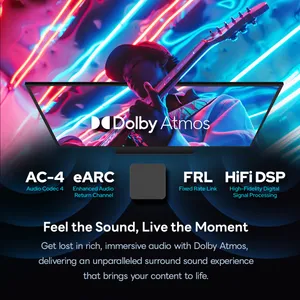2026 Latest Ruogood Google Certified tv Box R-GT1 V14 2G/32G With Dual Band WIFI/Bluetooth ,100M LAN for Home Use thumbnail-4