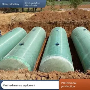 In-stock Frp Septic Tanks for Farms, Three-compartment Buried Type, Livestock and Poultry Sewage Sedimentation and Purification Facilities thumbnail-4