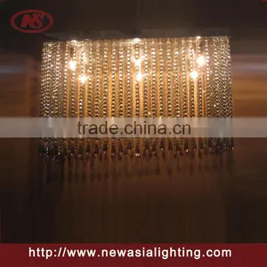 Crystal Ceiling Square E14 Ceiling Light for China PKN40016 thumbnail-1