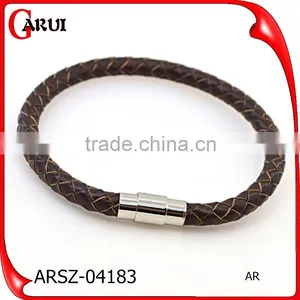Unisex Leather Bracelets Bangles Men Women Vintage Bracelet Of Leather thumbnail-6
