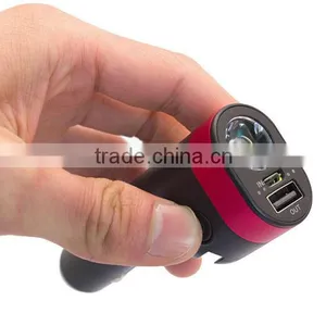 2016 Portable Multi-functional Safety Hammer Car Charger Torchlight Car Charger thumbnail-3