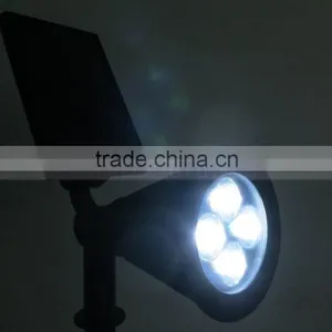 Waterproof Landscape 4 LED Solar Spotlight Outdoor Wall Lamp thumbnail-5