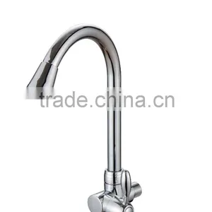 SS14010B1 Wall Mounted Chroming Bridge Kitchen Faucet thumbnail-2