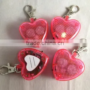 Creative Heart Shaped Plastic Flashing Light Pet id Tags Cheap thumbnail-1