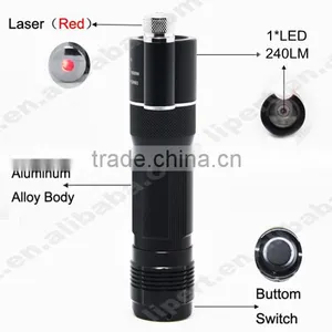 (1500043) New Design Aluminum 240LM Power Rechargeable LED Infrared Flashlight thumbnail-2