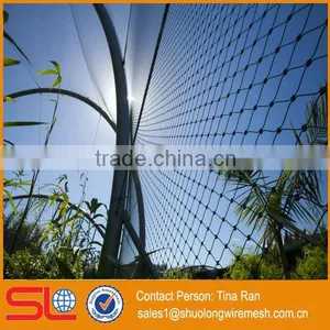 7X7 Structure Stainless Steel Woven or Ferruled Type Bird Aviary Netting thumbnail-6
