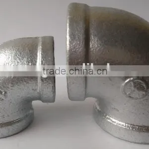 Galvanized Malleable Cast Iron Pipe Fittings 90degree DIN STANDARD Pipe Fitting Elbow thumbnail-1