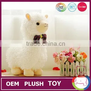 Custom Wholesale Handmade Pink Alpaca Plush 2015 thumbnail-4