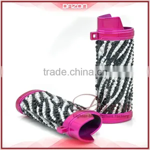 Metal Diamond Lighter Case For BIC Custom thumbnail-1