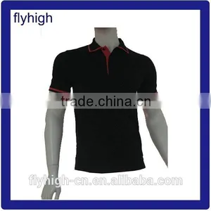 Men's 100% Cotton Pique Polo Shirt With Strip Collar thumbnail-2