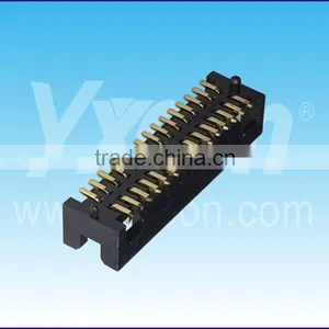 Dongguan Supplier 1.27mm Pitch Vertical SMD Two Rows With Locating Pegs Box Header Connector thumbnail-1