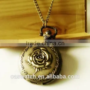 Antique Japan Movement Quartz Pocket Watch thumbnail-1