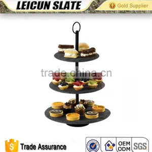 Eco-Friendly Feature Cake Stand Slate Plate thumbnail-1