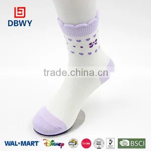 Fashion Heart Bowknot Jacquard Cotton Baby Sock thumbnail-1