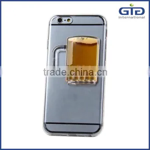 [GGIT] Beer Cup With Liquid Inside for IPhone 6 TPU Mobile Case thumbnail-2