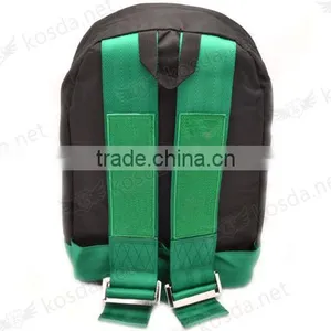 2016 New Cheap Classic Green and Black Belt Harness Canvas Racing Backpack Laptop Bag,Shoulder Car Backpack Bag thumbnail-1