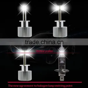 Mini Build-in-fan LED Headlight High Power HID Xenon 100W Xenon Digital HID Kit H1 H3 H7 9005 HB3 9006 thumbnail-2