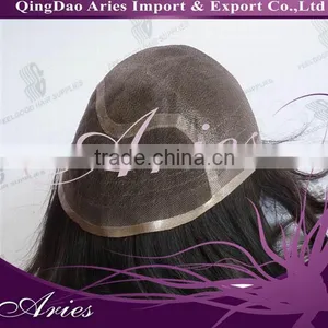 Top Quality Human Hair Toupee for Men /natrual Hairline Mens Toupee Cheap Real Human Hair Toupee for Men thumbnail-5