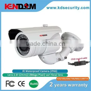 Kendom Latest Top 10 CCTV Cameras SONY CCD Sensor Security Camera 700TVL WDR Function CCTV Camera 2.8-12mm Vari-focal Lens thumbnail-1
