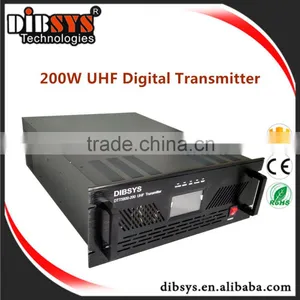 5-200W Low Power Indoor(or Outdoor) Single/Broadband Transmission UHF Wireless Audio Video Cable tv Transmitter thumbnail-1