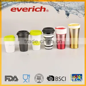 2016 Eco-friendly Custom Ceramic Interior Travel Mug thumbnail-5